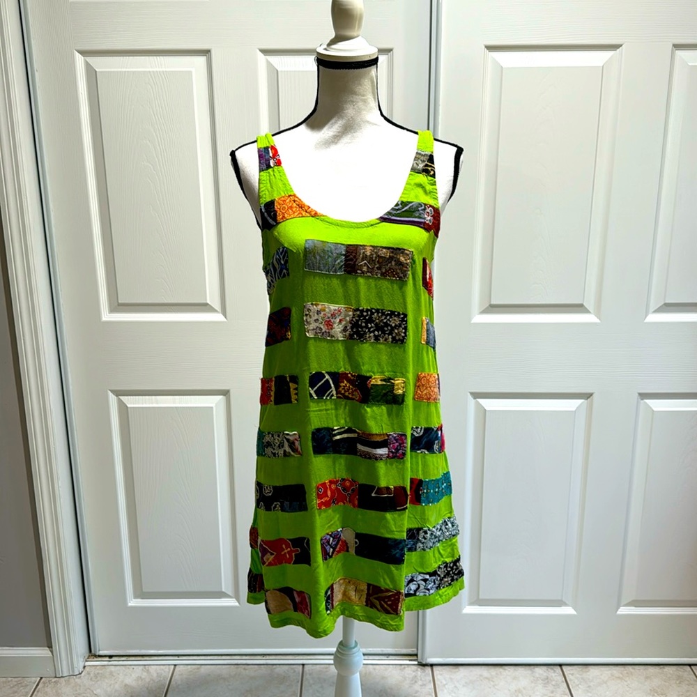Vintage Nativewear Designs Mini Patchwork Dress - image 1